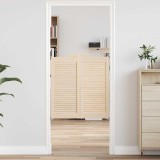 vidaXL Uși batante cu jaluzele 1 pereche 90x80 cm lemn masiv de pin