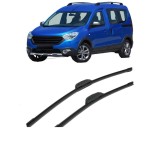 Cumpara ieftin Set stergatoare auto Bosch Aerotwin Retrofit DACIA DOKKER MPV 2012-2021, cauciuc siliconat, 550x400mm, 2 buc