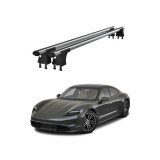 Set bare transversale aluminiu cu prindere in puncte fixe compatibile Porsche Taycan 2019-> negre sau argintii Cod: 120101 Kit 202