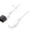 Cablu Prelungitor IEC C13 la IEC C14 1m Alb