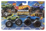 HOT WHEELS MONSTER TRUCK SET 2 MASINI RODGER DODGER SI POISON PINTA SCARA 1 LA, Mattel