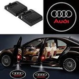 Cumpara ieftin Holograme LED Usi Auto Audi, Proiectoare Logo, 2 Bucati, Tuning Lumini, Instalare Usoara