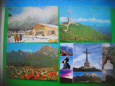 HOPCT LOT 3125 BUSTENI -PRAHOVA- 4 CARTI POSTALE-CIRCULATE
