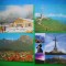 HOPCT LOT 3125 BUSTENI -PRAHOVA- 4 CARTI POSTALE-CIRCULATE