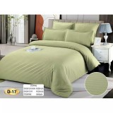 Cumpara ieftin Lenjerie de Pat Damasc, 1 Persoana, 4 Piese, Verde Deschis - EAT565