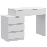 Birou compact Gamma T1 cu 5 sertare, 90x47x78 cm, montaj stanga/dreapta Household NewTrend
