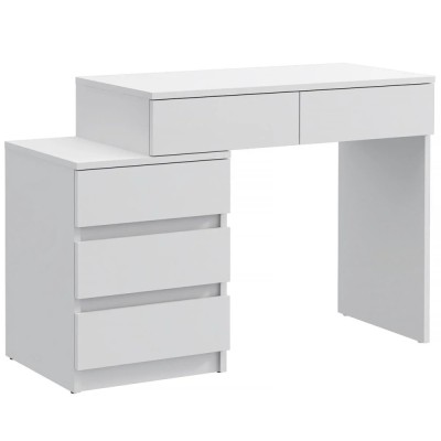 Birou compact Gamma T1 cu 5 sertare, 90x47x78 cm, montaj stanga/dreapta foto
