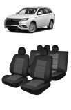 Cumpara ieftin Set huse scaune MITSUBISHI OUTLANDER 2013-2018 Premium (Bancheta fractionata ), Umbrella