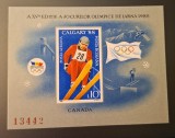 Romania MNH 1987 - Jocurile Olimpice de Iarna Calgary Canada - LP 1195