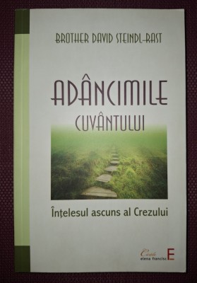 BROTHER DAVID STEINDL RAST - AD&amp;Acirc;NCIMILE CUV&amp;Acirc;NTULUI * &amp;Icirc;NȚELESUL ASCUNS AL CREZULUI foto