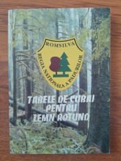 Romsilva tabele de cubaj pentru lemn rotund cu doua zecimale 2009