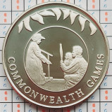 Falkland 50 Pence - Elizabeth II (Commonwealth Games) 2002 UNC - km 99 - A039, America Centrala si de Sud