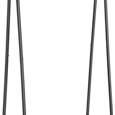Suport pentru haine / suport umerase Vasagle, 92.5 x 33.5 x 153 cm, otel, negru mat