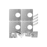 Placă Reparare Balamale Malatec 4 Bucati 9x9cm Otel Inoxidabil Universal Suruburi Incluse 23032