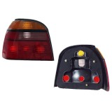 Stop spate lampa Vw Golf 3 (1h) 08.91-04.99 Hatchback, Vw Golf 4 Cabriolet (1exo), 04.98-06.02, spate, omologare ECE, fara suport bec, rosu-galben, 1, Depo