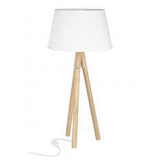 Lampadar lemn alb Roma 33x69 cm