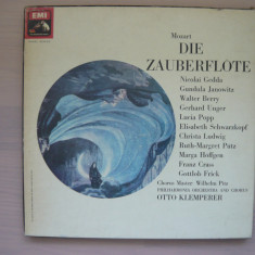 MOZART - DIE ZAUBERFLOTE (GEDDA, JANOWITZ, BERRY, UNGER) - 3 discuri, EMI