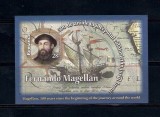 ROMANIA 2019 - MAGELLAN 500 ANI, COLITA, MNH - LP 2255a, Nestampilat