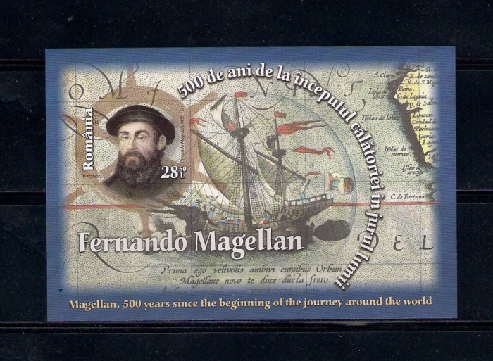 ROMANIA 2019 - MAGELLAN 500 ANI, COLITA, MNH - LP 2255a