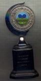 Trofeu Sportiv Tenis de Masa Marea Britanie Leeds T.T. League 1957-8 Medalie Colectie