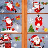 Set de 8 coli cu autocolante de Craciun Chilee, PVC, multicolor, 20 x 30 cm