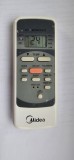TELECOMANDA AER CONDITIONAT MIDEA . MODEL TELECOMANDA RG51B31/CE FUNCTIONEAZA , LIPSA CAPAC .