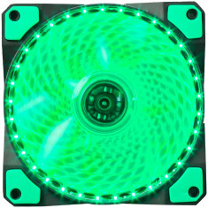 Ventilator 120 mm Marvo FN-11 green LED foto