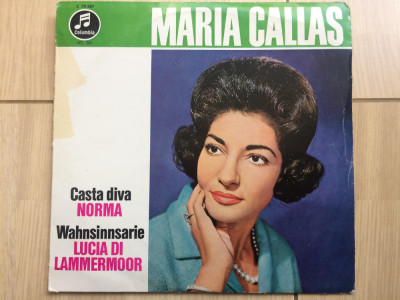 Maria Callas Bellini Donizetti &amp;lrm;Casta Diva Wahnsinnsarie disc 10&amp;quot; vinyl opera foto