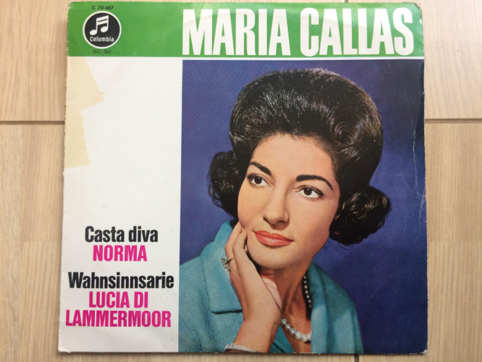 Maria Callas Bellini Donizetti &lrm;Casta Diva Wahnsinnsarie clasica disc 10&quot; vinyl