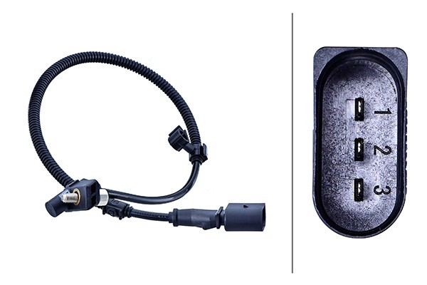 HELLA 6PU 009 168-691 Senzor impulsuri arbore cotit