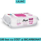 Servetele umede Sleepy Easy Clean, Crini, Lilium Bouquet multisuprafete, 100 buc