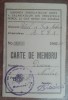 QW13 6 - 1948 - Carte de membru - Uniunea sindicatelor din petrol si gaz metan, Documente
