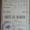 QW13 6 - 1948 - Carte de membru - Uniunea sindicatelor din petrol si gaz metan