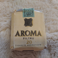 Țigări de colecție Aroma. Țigări românești Aroma, produse în Timișoara