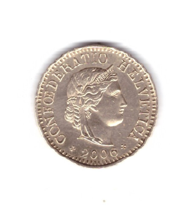 Moneda Elvetia 5 rappen 2006, stare foarte buna, curata