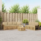 vidaXL Seturi de canapele Lemn Solid de Acacia 3391528