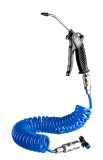 Set pistol pentru suflat cu furtun 5m spiralat 1/4&quot;M&amp;F HardWork ToolsRange