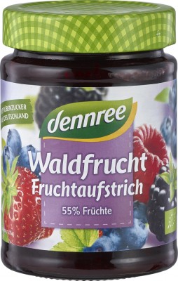 Gem de fructe de padure bio 340g Dennree foto