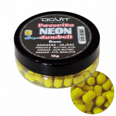 FAVORITE DUMBELL WAFTERS NEON 8MM &amp;ndash; ANANAS CU ACID BUTIRIC foto