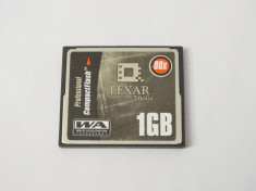 Card memorie Compact Flash CF 1 GB Lexar foto