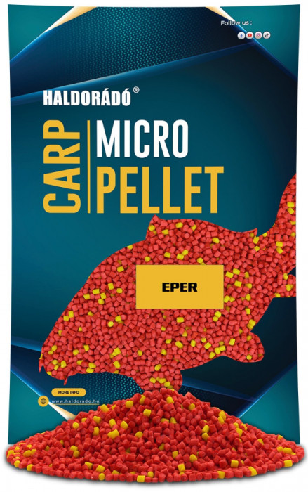 Haldorado - Carp Micro Pelete 600g, 3mm - Capsuna