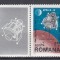 ROMANIA 1969 LP 715 COSMOS IV APOLLO 12 SERIE CU VINIETA MNH