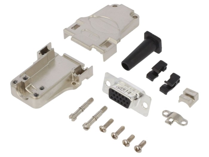 Conector D-Sub 15-Pin Mamă pe Cablu