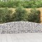 vidaXL Coșuri gabion arcuite 6 buc, 400x30x60/80 cm, fier galvanizat 3145804