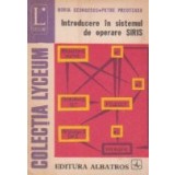 Introducere in sistemul de operare SIRIS