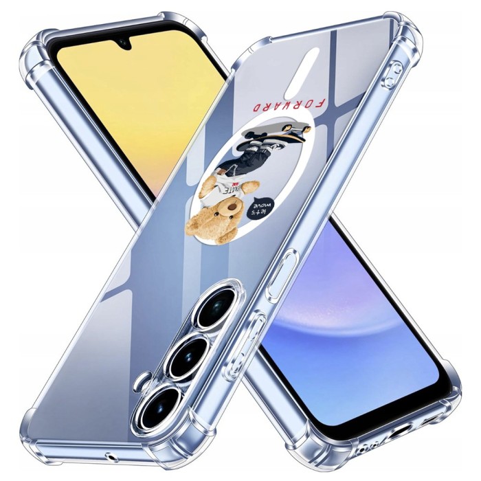Husa antisoc pentru samsung galaxy a16 - airbag magsafe, col&Egrave;uri ranforsate - let&acirc;s move forward