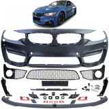 Bumper sport + buza spoiler de performanta mata potrivit pentru Seria 4 BMW F32 F33 F36 Performance AutoTuning
