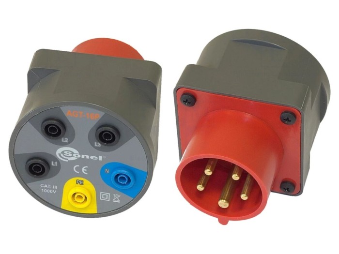 Conector adaptor trifazic 16A CEE mufă