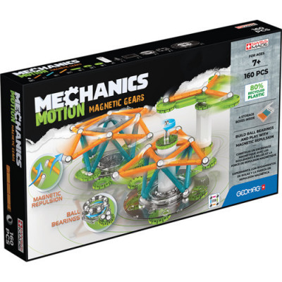 Geomag set magnetic 16 piese Mechanics Motion Gears 768 foto