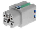 Conector HDC Inserturi Contact Mamă Han A 5 4 PE